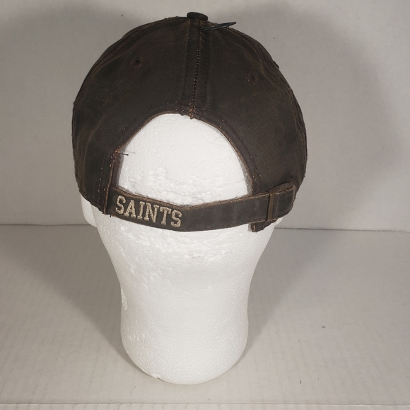 NWT Men's Saints '47 Clean Up Adjustable Distressed Hat - Picture 5 of 5